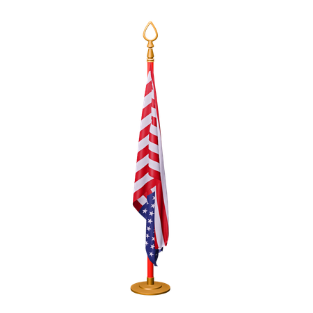 Bandera de los estados unidos de américa  3D Icon