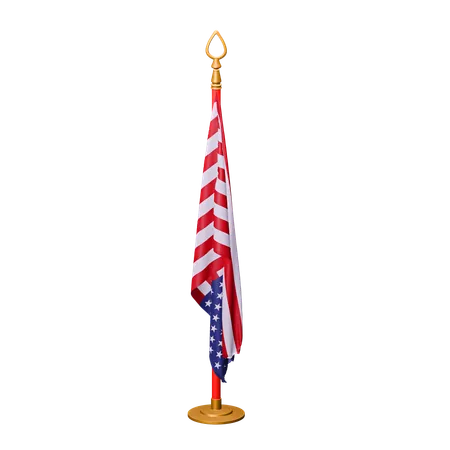 Bandera de los estados unidos de américa  3D Icon