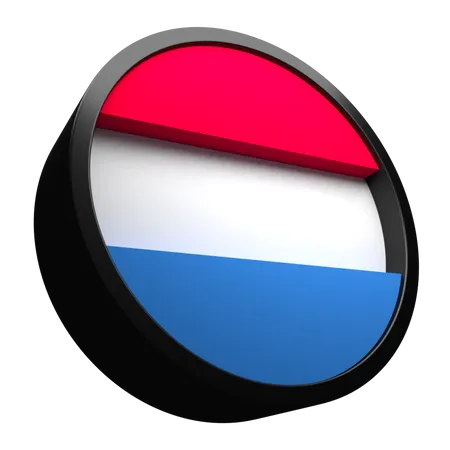 Bandera de luxemburgo  3D Flag