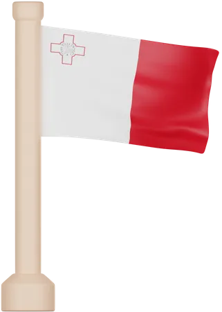 Bandera de tierra  3D Icon