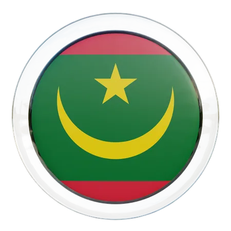 Bandera de mauritania  3D Flag