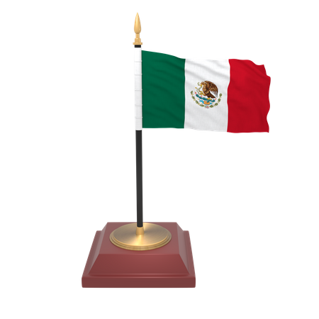 Bandera de mexico  3D Icon