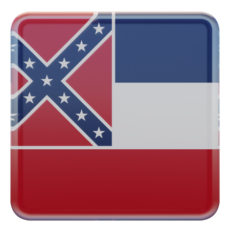 Bandera de mississippi  3D Flag