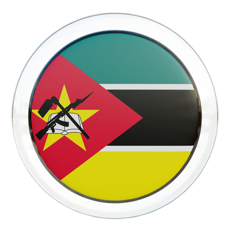 Bandera de mozambique  3D Flag