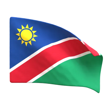 Bandera de namibia  3D Icon