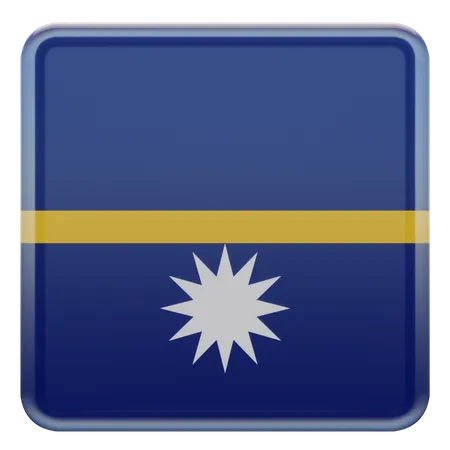 Bandera de nauru  3D Flag