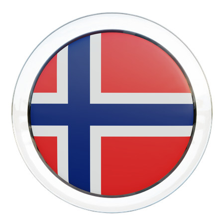 Bandera de noruega  3D Flag