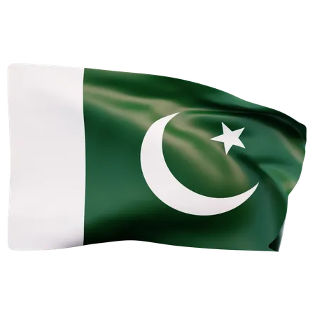 Bandera de pakistán  3D Icon