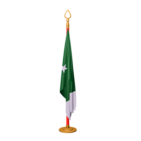 Bandera de pakistán  3D Icon