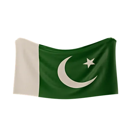 Bandera de pakistán  3D Icon