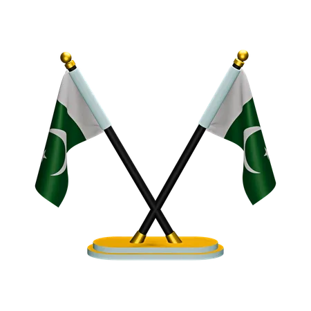 Bandera de pakistán  3D Icon