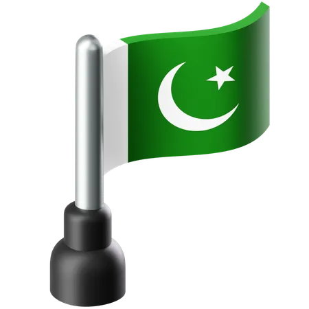 Bandera de pakistán  3D Icon