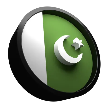 Bandera de pakistán  3D Flag