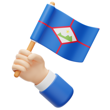 Bandera de san eustacio  3D Icon