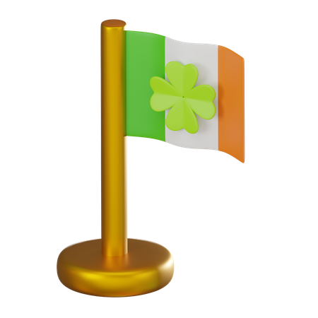 Bandera de san patricio  3D Icon