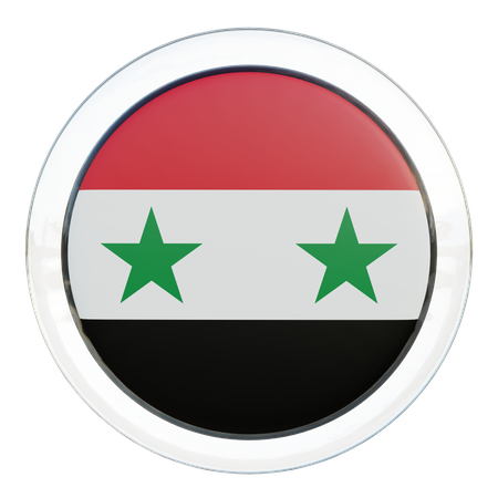 Bandera de siria  3D Flag