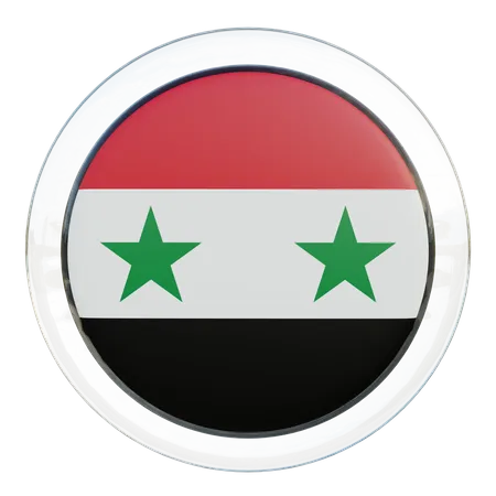 Bandera de siria  3D Flag