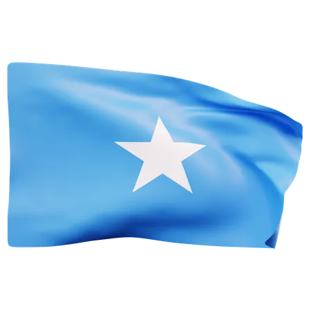 Bandera de somalia  3D Icon