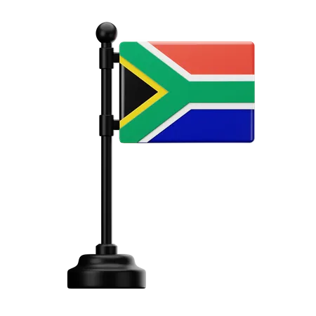 Bandera de sudáfrica  3D Icon