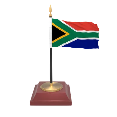 Bandera de sudáfrica  3D Icon