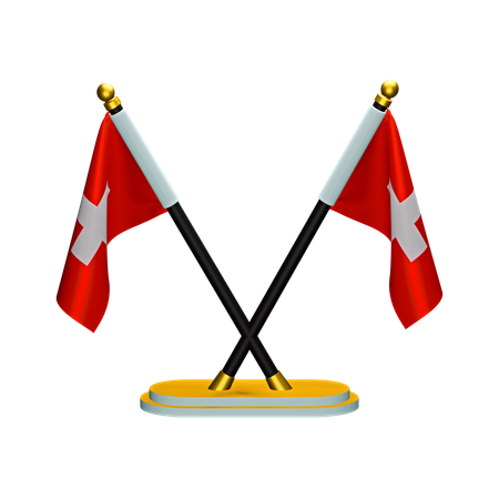 Bandera de suiza  3D Icon