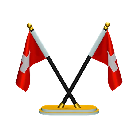 Bandera de suiza  3D Icon