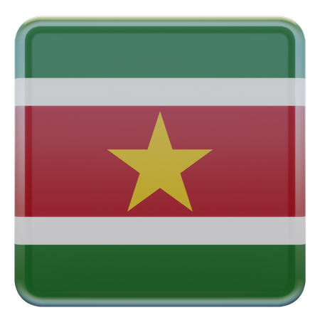 Bandera de surinam  3D Flag