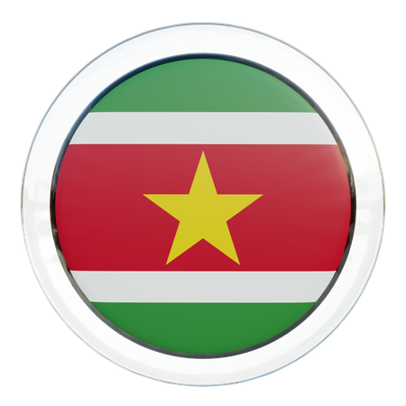 Bandera de surinam  3D Flag