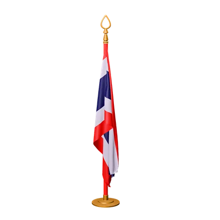 Bandera de tailandia  3D Icon