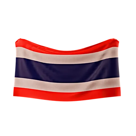 Bandera de tailandia  3D Icon