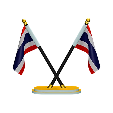 Bandera de tailandia  3D Icon