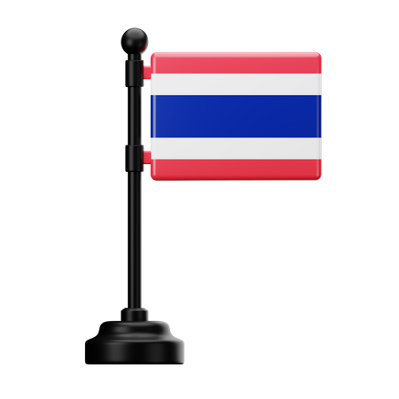 Bandera de tailandia  3D Icon