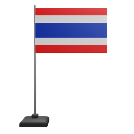 Bandera de tailandia  3D Icon