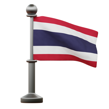 Bandera de tailandia  3D Icon