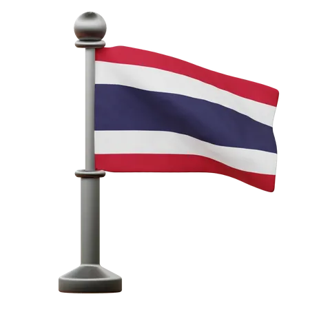 Bandera de tailandia  3D Icon