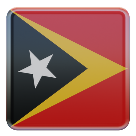 Bandera de timor oriental  3D Flag