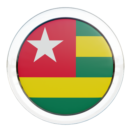 Bandera de togo  3D Flag