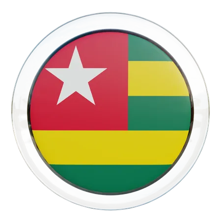 Bandera de togo  3D Flag