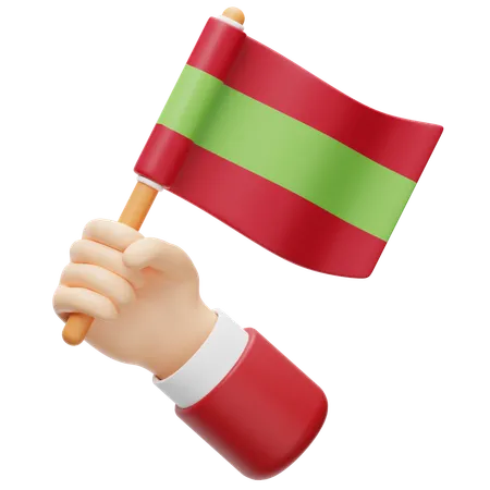 Bandera de transnistria  3D Icon