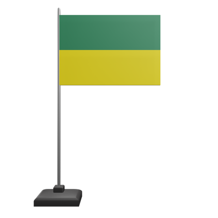 Bandera de ucrania  3D Icon