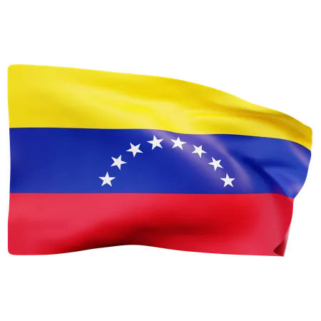 Bandera de venezuela  3D Icon