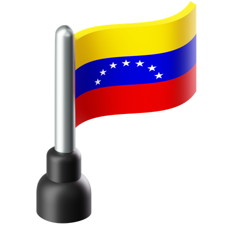 Bandera de venezuela  3D Icon