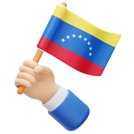 Bandera de venezuela  3D Icon