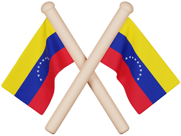 Bandera de venezuela  3D Icon