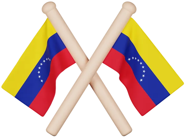 Bandera de venezuela  3D Icon