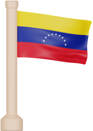 Bandera de venezuela  3D Icon