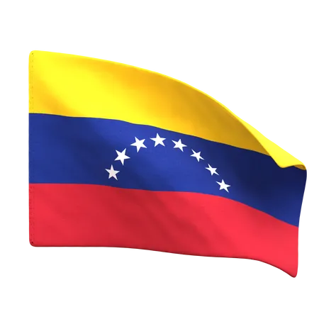 Bandera de venezuela  3D Icon