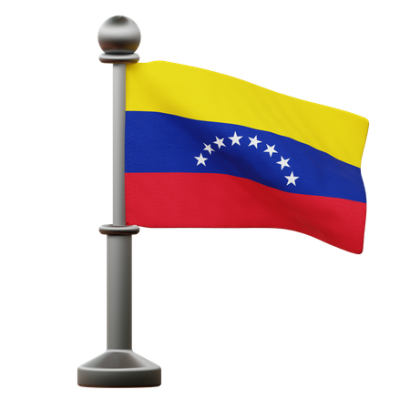 Bandera de venezuela  3D Icon