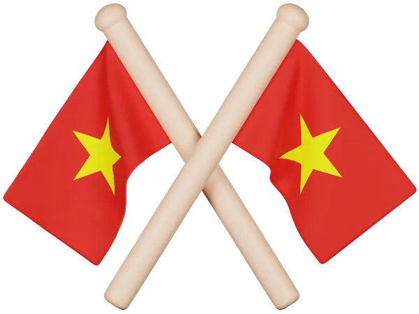 Bandera de vietnam  3D Icon