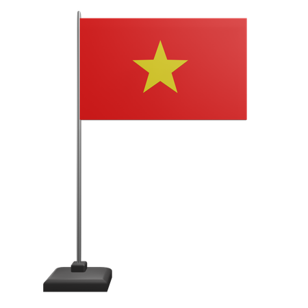 Bandera de vietnam  3D Icon